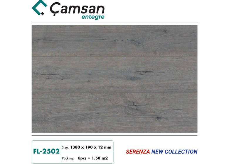 Sàn gỗ Camsan 12mm Serenza - FL2502