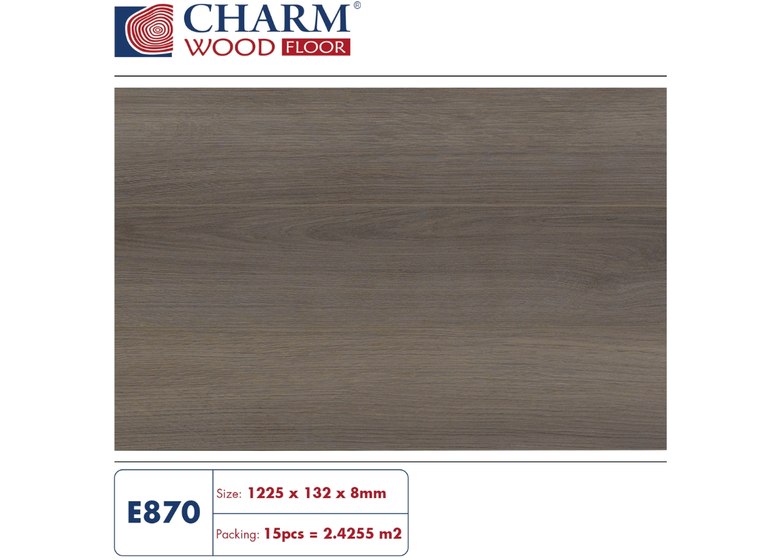 Sàn gỗ Charm Wood 8mm - E870