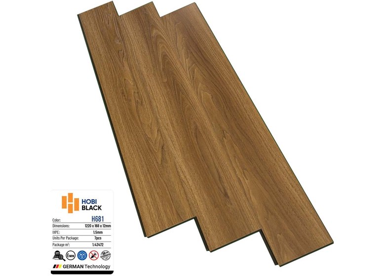 Sàn gỗ Hobi Black 12mm - H681