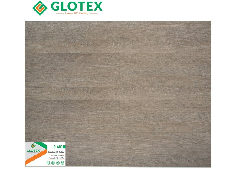 Sàn nhựa Glotex SPC 4mm - S480