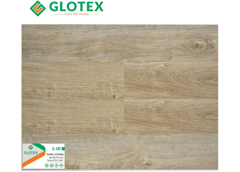 Sàn nhựa Glotex SPC 4mm - S481